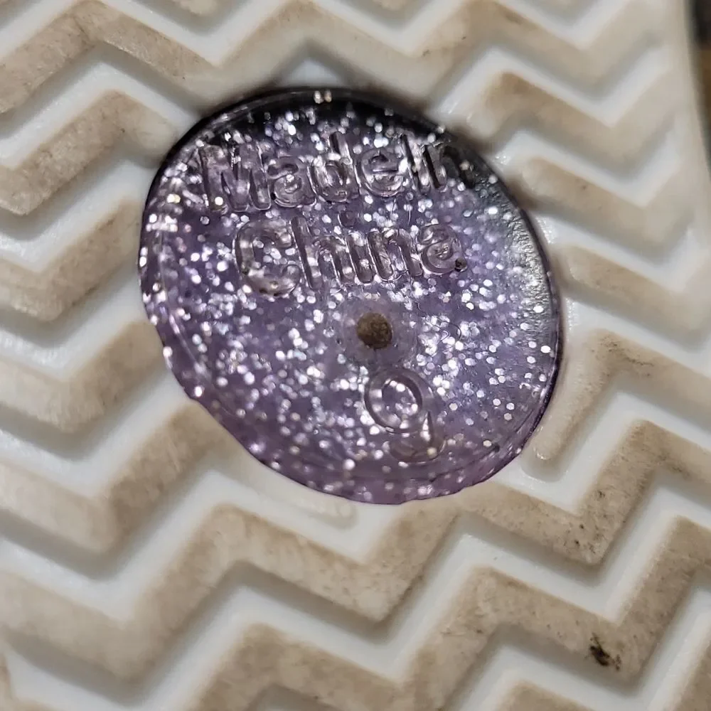 Wonder Nation Girls Purple Glitter Jelly Sandals  Size 9